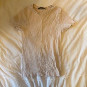 Barely Worn Brandy Melville Blush Pink Top